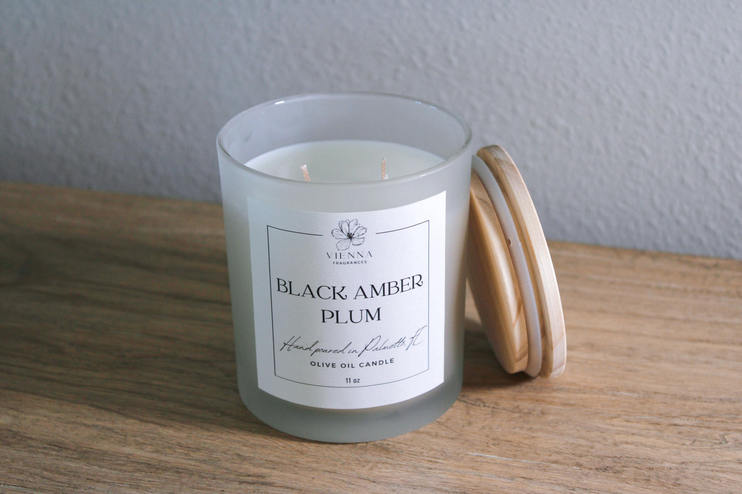 Black Amber Plum 11oz Candle
