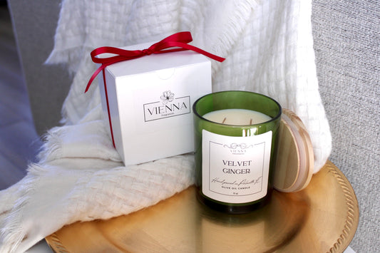 Velvet Ginger 11oz Candle (Green Jar)