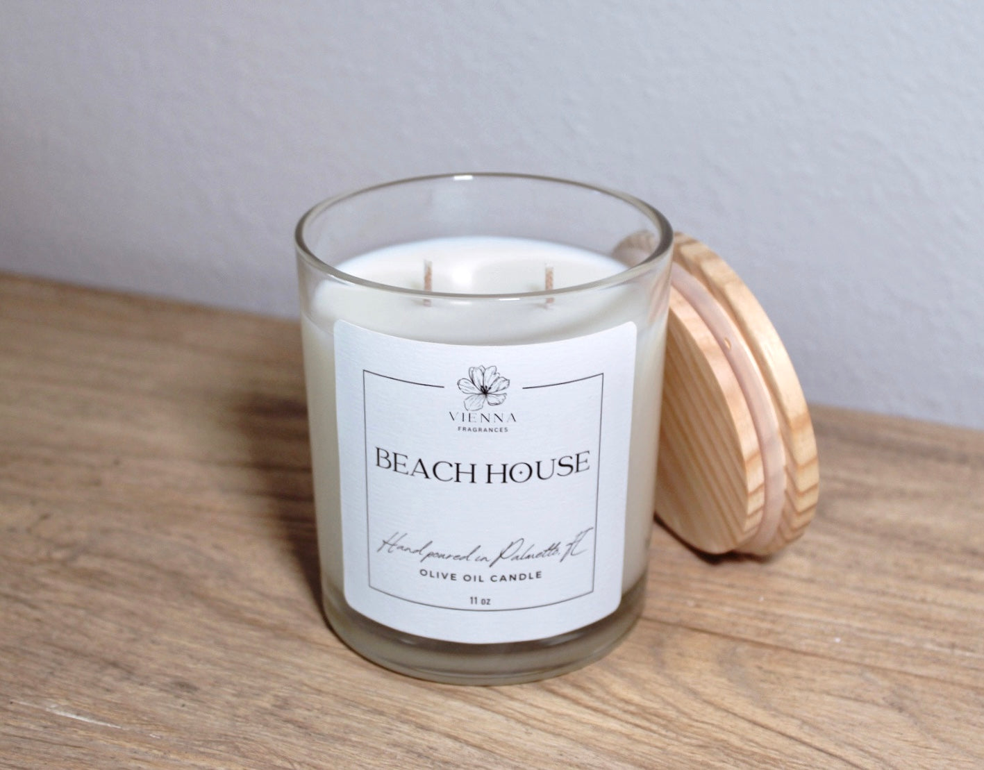 Beach House 11oz Candle (Clear Jar)