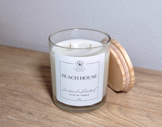 Beach House 11oz Candle (Clear Jar)