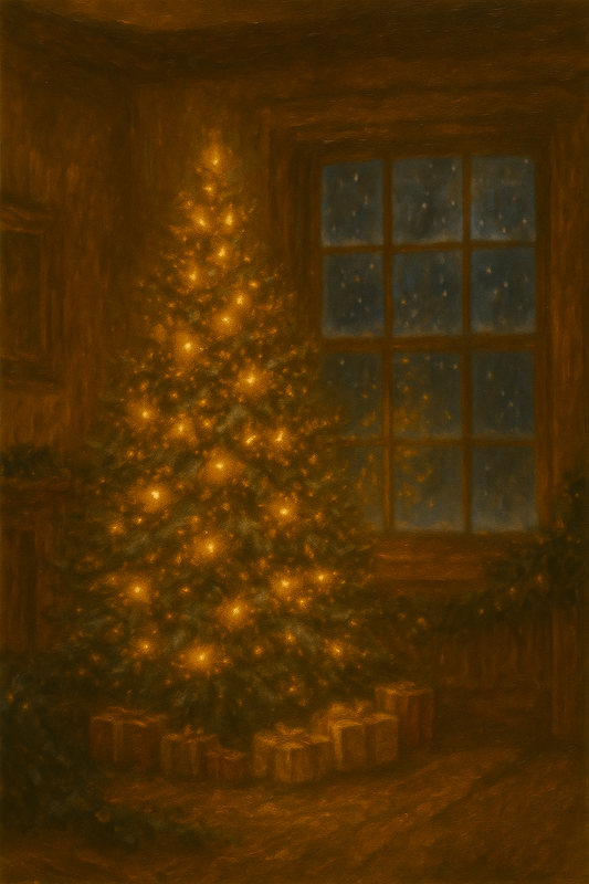 Trim the Tree 11oz Candle (Clear Jar)